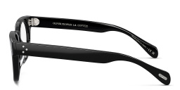Shop OLIVER PEOPLES Afton Unisex Square Eyeglasses in Black online.