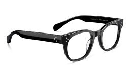Shop OLIVER PEOPLES Afton Unisex Square Eyeglasses in Black online.