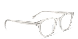 Shop OLIVER PEOPLES Kisho Unisex Pillow Eyeglasses in Gravel online.