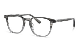 Shop OLIVER PEOPLES Nev Unisex Pillow Eyeglasses in Storm online.