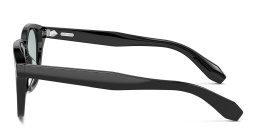 Shop OLIVER PEOPLES N.03 Unisex Square Eyeglasses in Black online.