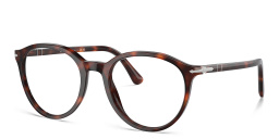 Shop PERSOL Unisex Panthos Eyeglasses in Havana online.