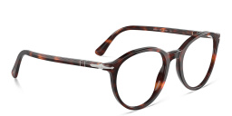 Shop PERSOL Unisex Panthos Eyeglasses in Havana online.