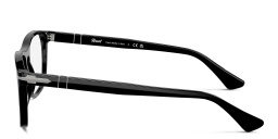 Shop PERSOL Unisex Pillow Eyeglasses in Black online.