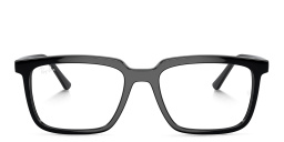 نظارات طبية ألان أوبتيكس بإطار مستطيل للجنسين من راي بان بلون أسود - صورة المنتج 1