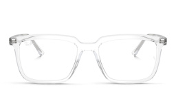 Alain Optics Unisex Rectangle Eyeglasses من راي بان بلون شفاف - صورة المنتج 1