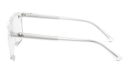 Shop Ray-Ban Alain Optics Unisex Rectangle Eyeglasses in Clear online.