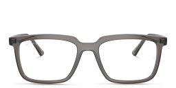 Alain Optics Unisex Rectangle Eyeglasses من راي بان بلون اوبال رمادي داكن - صورة المنتج 1