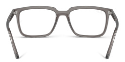 Shop Ray-Ban Alain Optics Unisex Rectangle Eyeglasses in Opal Dark Grey online.