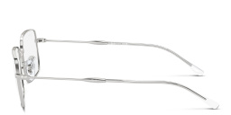 Ray-Ban Optics Unisex Rectangle Eyeglasses in Silver – Product Photo 3