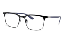 Ray-Ban Optics Unisex Wide Square Eyeglasses in Black – Product Photo 2