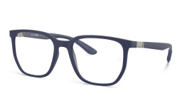 Shop Ray-Ban Optics Unisex Irregular Eyeglasses in Sand Blue online.