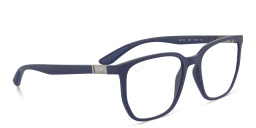 Shop Ray-Ban Optics Unisex Irregular Eyeglasses in Sand Blue online.