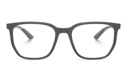 Shop Ray-Ban Optics Unisex Irregular Eyeglasses in Sand Grey online.