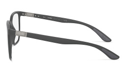 Shop Ray-Ban Optics Unisex Irregular Eyeglasses in Sand Grey online.
