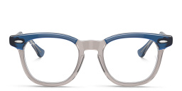 Ray-Ban Junior Optics Kids Square Eyeglasses in Blue – Product Photo 1
