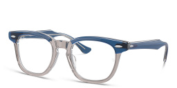 Shop Ray-Ban Junior Optics Kids Square Eyeglasses in Blue online.
