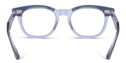 Ray-Ban Junior Optics Kids Square Eyeglasses in Top Violet On Transparent Violet – Product Photo 4