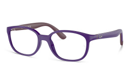 Shop Ray-Ban Junior Optics Kids Panthos Eyeglasses in Purple online.