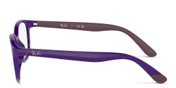 Shop Ray-Ban Junior Optics Kids Panthos Eyeglasses in Purple online.
