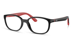 Shop Ray-Ban Junior Optics Kids Bio-Based Panthos Eyeglasses in Black online.
