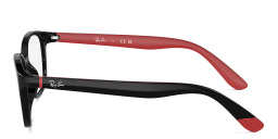 Shop Ray-Ban Junior Optics Kids Bio-Based Panthos Eyeglasses in Black online.