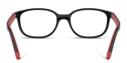 Shop Ray-Ban Junior Optics Kids Bio-Based Panthos Eyeglasses in Black online.