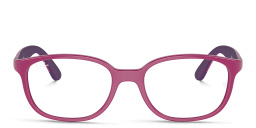Shop Ray-Ban Junior Optics Kids Panthos Eyeglasses in Pink online.