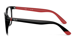 Shop Ray-Ban Junior Optics Kids Panthos Eyeglasses in Black online.