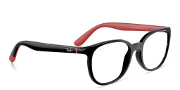 Shop Ray-Ban Junior Optics Kids Panthos Eyeglasses in Black online.