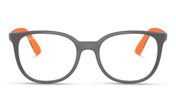 Shop Ray-Ban Junior Optics Kids Panthos Eyeglasses in Grey online.