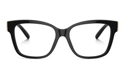 TIFFANY T Deco Square Eyeglasses in Black – Product Photo 1