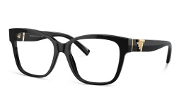 TIFFANY T Deco Square Eyeglasses in Black – Product Photo 2