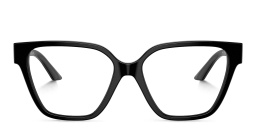 VERSACE Medusa Irregular Eyeglasses in Black – Product Photo 1