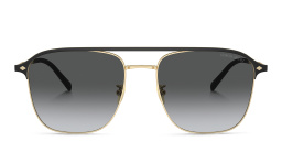 GIORGIO ARMANI Logo Square Sunglasses in Gold – Product Photo 1