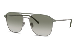 نظارات شمسية مربّعة بشعار العلامة من جورجو أرماني بلون رصاصي - صورة المنتج 2