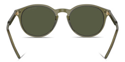 Shop GIORGIO ARMANI Armani Code Panthos Sunglasses in Transparent Green online.