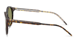 Shop GIORGIO ARMANI Logo Signature Panthos Sunglasses in Havana online.