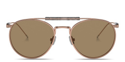 BRUNELLO CUCCINELLI Sartorial Sunset Unisex Round Sunglasses in Rose Gold – Product Photo 1