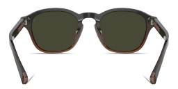 Shop BRUNELLO CUCINELLI Intarsia Rays Unisex Square Sunglasses in Havana online.