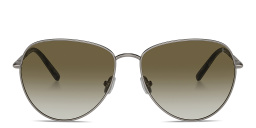 Shop BRUNELLO CUCINELLI Timeless Reflections Aviator Sunglasses in Grey online.