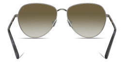Shop BRUNELLO CUCINELLI Timeless Reflections Aviator Sunglasses in Grey online.