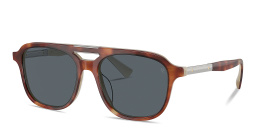Shop BRUNELLO CUCINELLI Sartorial Sunset Aviator Sunglasses in Polished Havana online.