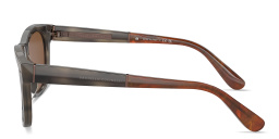 Shop BRUNELLO CUCINELLI Sartorial Sunset Unisex Square Sunglasses in Polished Havana online.