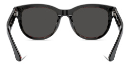 BURBERRY Logo Print Panthos Sunglasses in Black – Product Photo 4