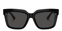 Shop BURBERRY TB Motif Square Sunglasses in Black online.