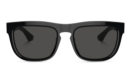 BURBERRY Vintage Check Square Sunglasses in Black – Product Photo 1