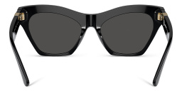 BURBERRY TB Motif Cat-Eye Sunglasses in Black – Product Photo 4