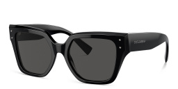 Dolce & Gabbana Logo Square Sunglasses in Black – Product Photo 2