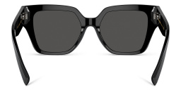 Dolce & Gabbana Logo Square Sunglasses in Black – Product Photo 4
